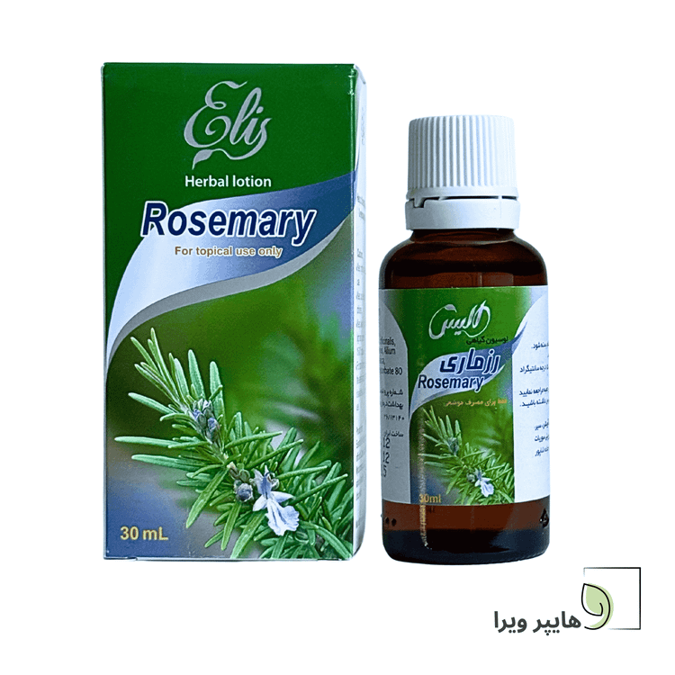 لوسیون رزماری تقویت کننده مو و ابرو الیس