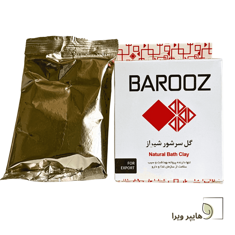 خرید و قیمت پودر گل سرشور شیراز باروز | ضد ریزش مو