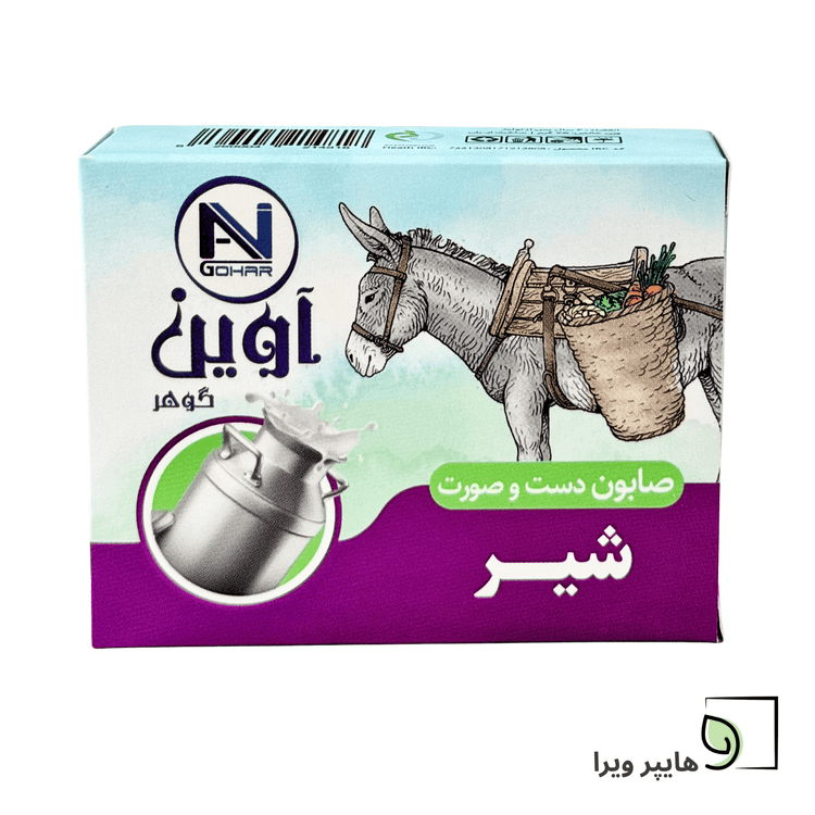 خرید و قیمت صابون شیر الاغ آوین گوهر | ضد چین و چروک