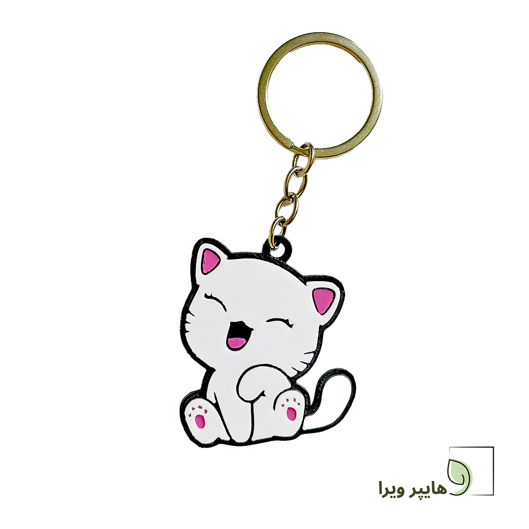 جاکلیدی طرح گربه خندان