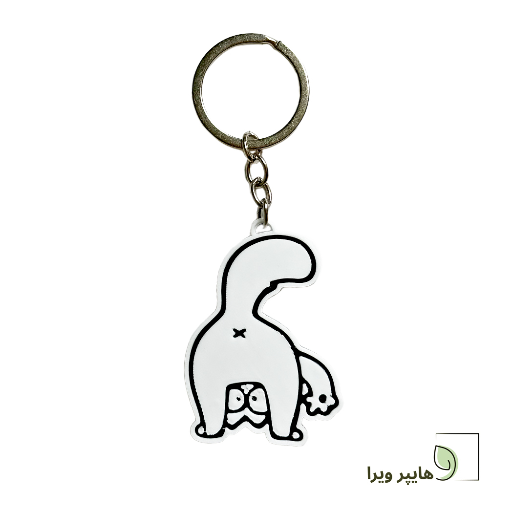 جاکلیدی طرح گربه سایمون وارونه