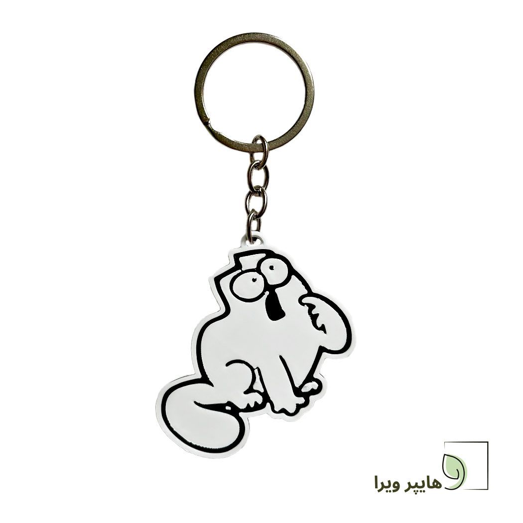 جاکلیدی طرح گربه سایمون شکمو