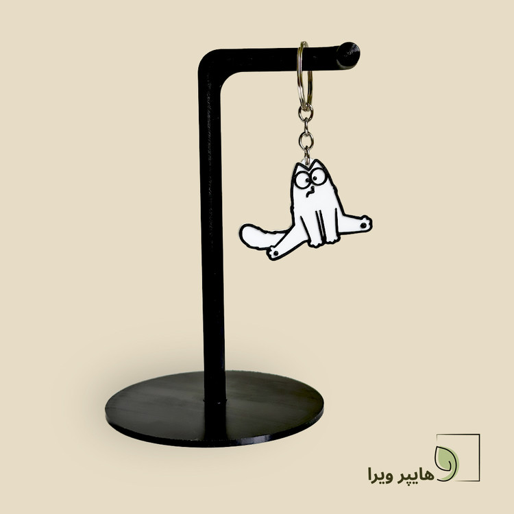 جاکلیدی طرح گربه سایمون نشسته