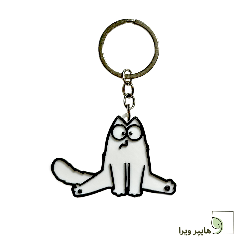جاکلیدی طرح گربه سایمون نشسته