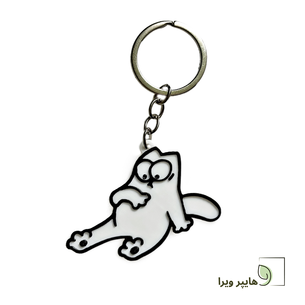 جاکلیدی طرح گربه سایمون شکمو