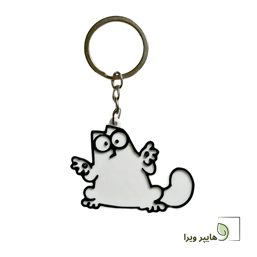 جاکلیدی طرح گربه سایمون ترسیده