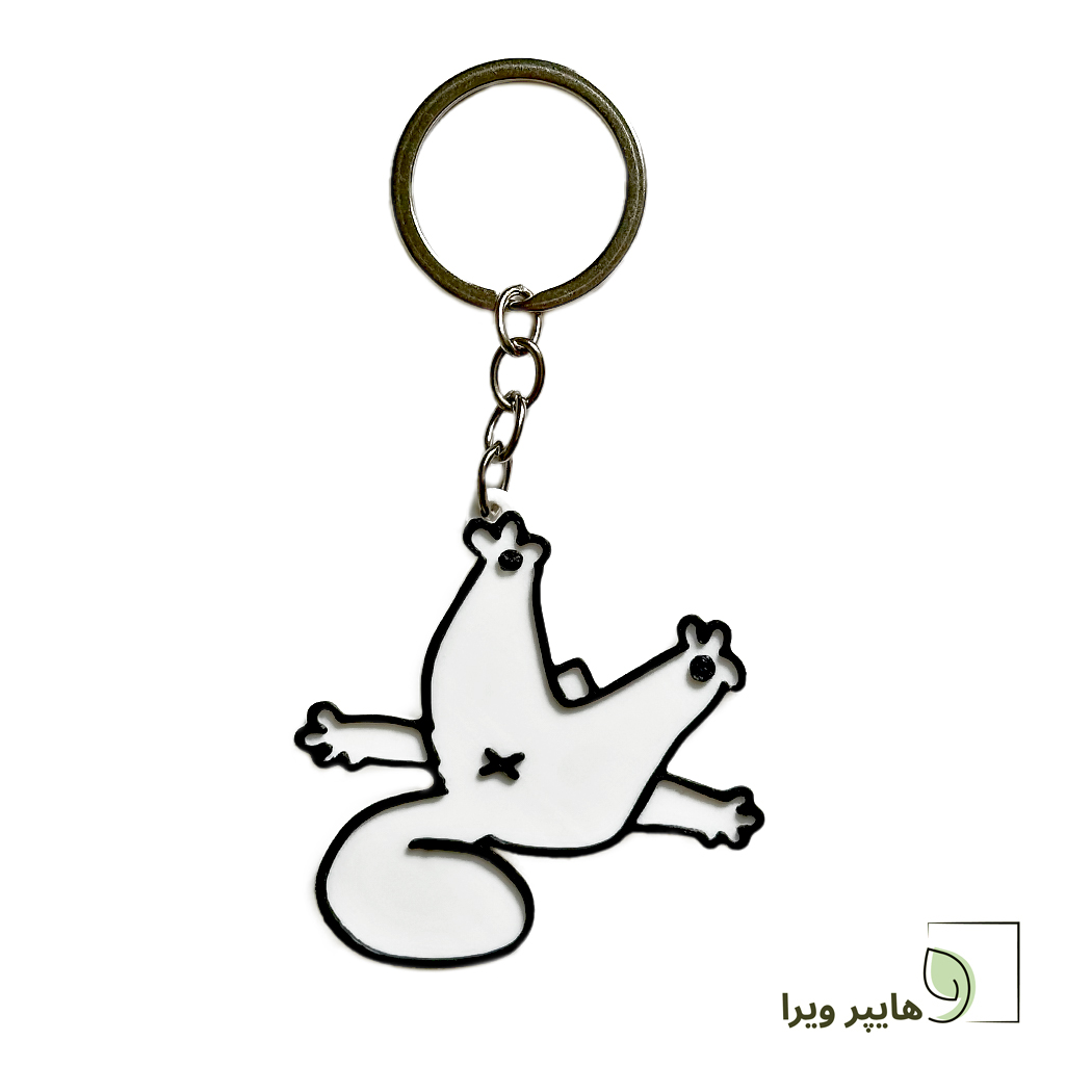 جاکلیدی طرح گربه سایمون آویزون
