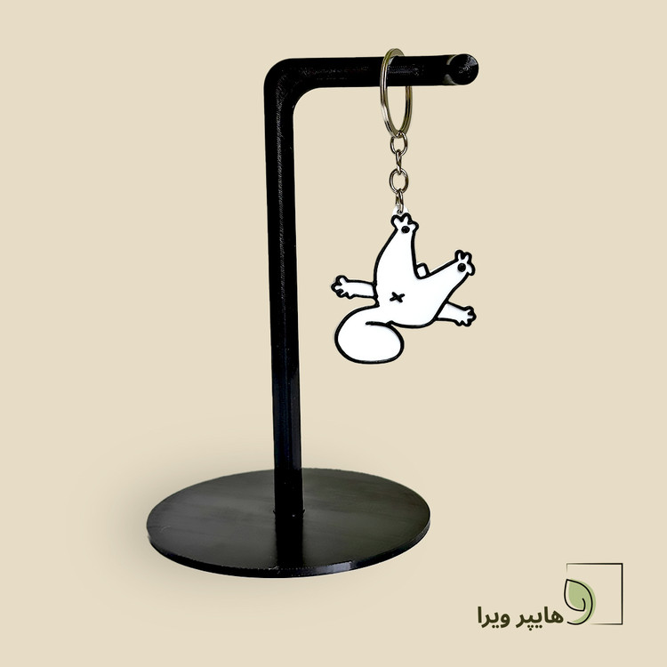 جاکلیدی طرح گربه سایمون آویزون