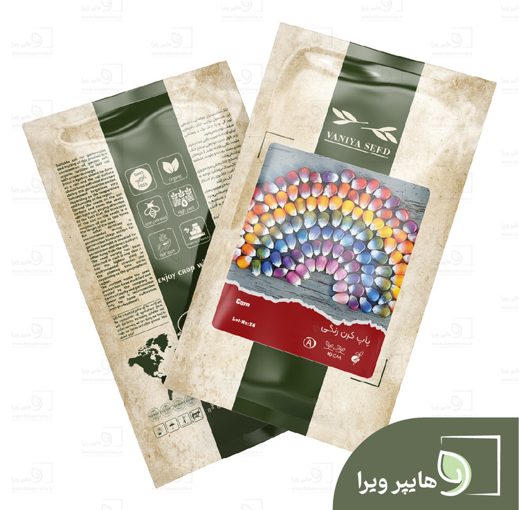بذر پاپ کرن رنگی وانیا سید