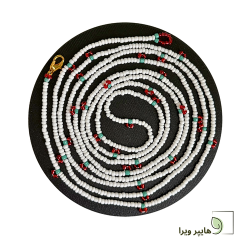 گردنبند طرح گیلاس | دست ساز