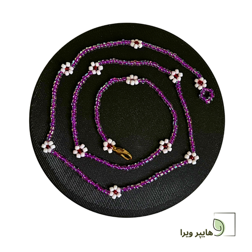 گردنبند طرح گل بابونه