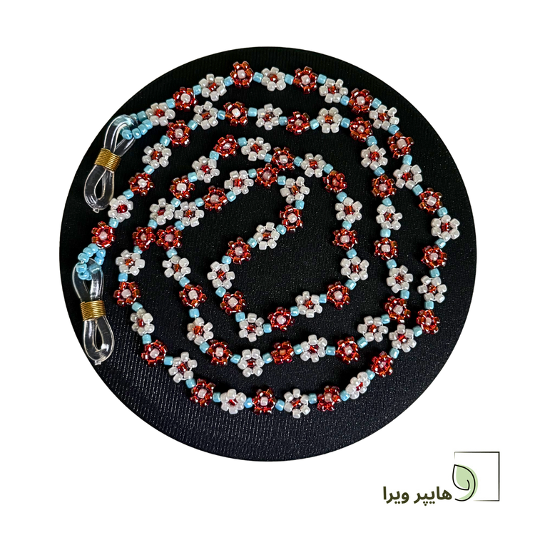 آویز عینک مدل گل بابونه