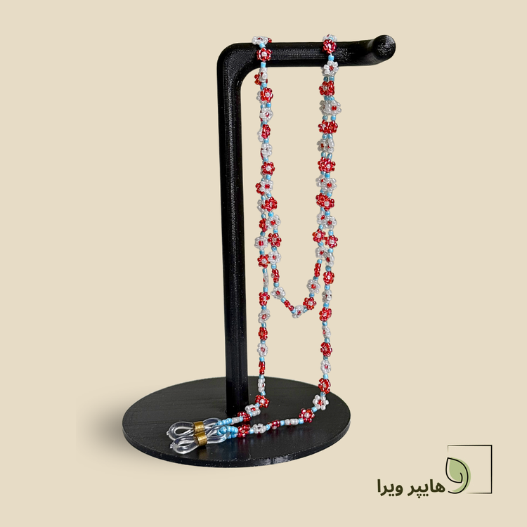 آویز عینک مدل گل بابونه