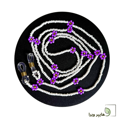 آویز عینک طرح گل بابونه