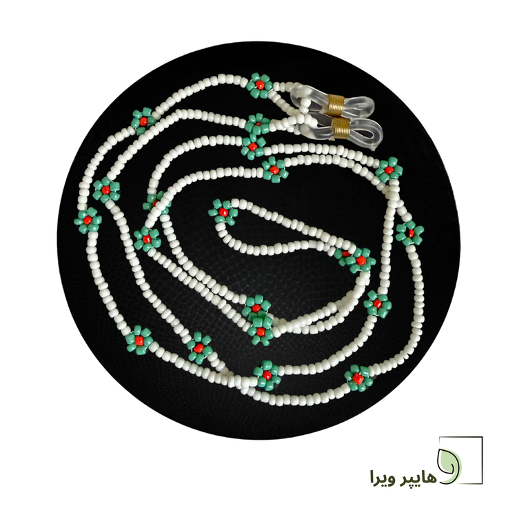 آویز عینک طرح گل بابونه