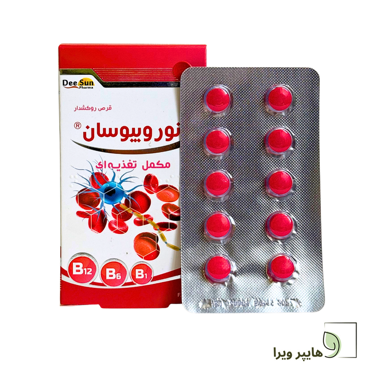 قرص نوروبیوسان دی سان فارما | تقویت اعصاب و تامین ویتامین B