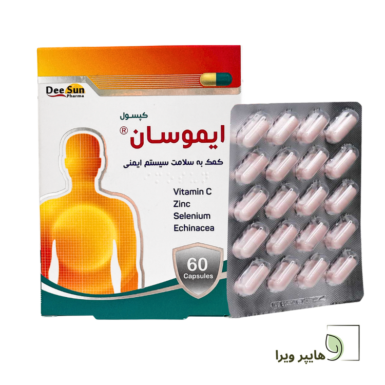 کپسول ایموسان دی سان فارما 60 عدد | تقویت سیستم ایمنی