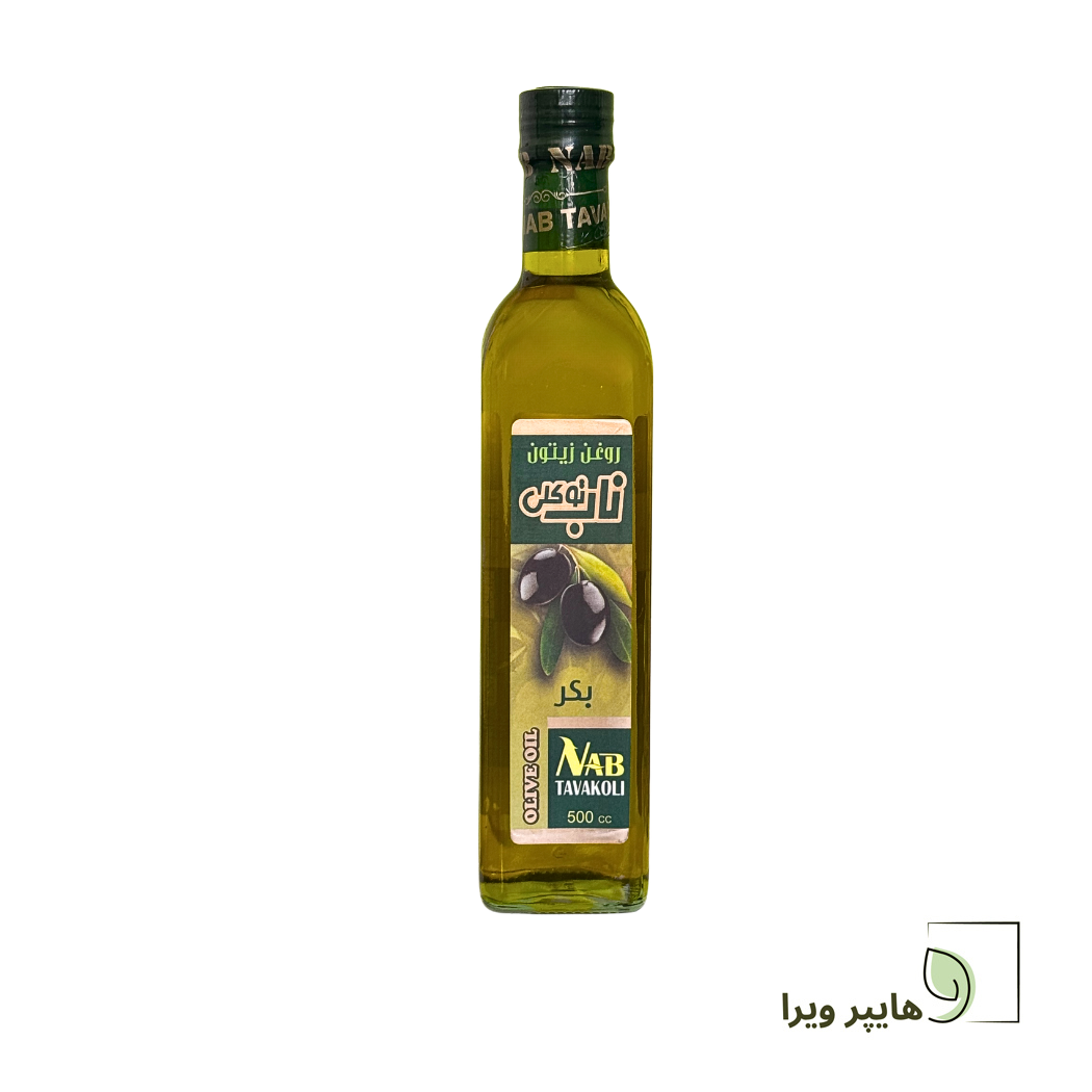 روغن زیتون پالایش شده ناب توکلی 500 میلی‌لیتر | روغن زیتون بی‌بو درجه 1