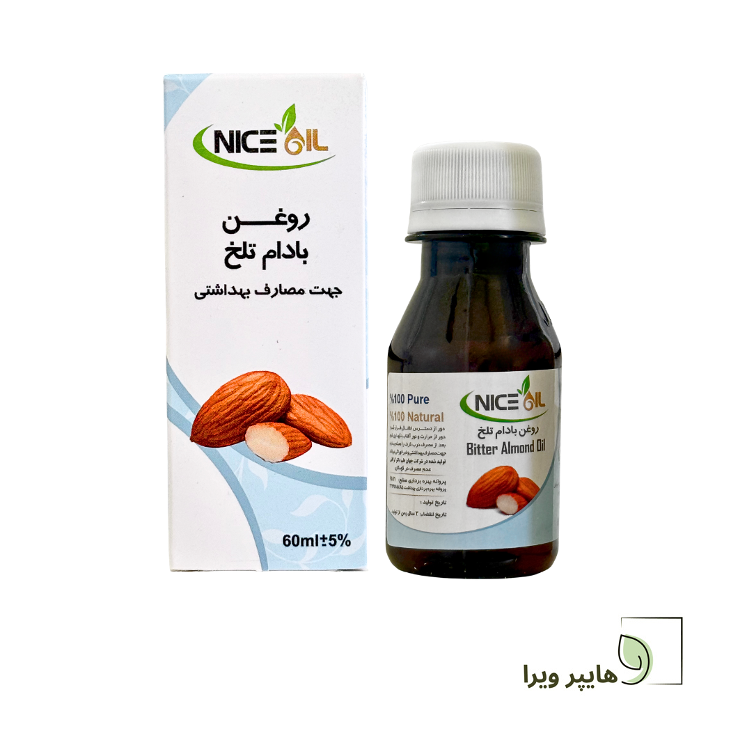روغن بادام تلخ نایس اُیل 60 میلی‌لیتر | مراقبت از پوست و تقویت مو