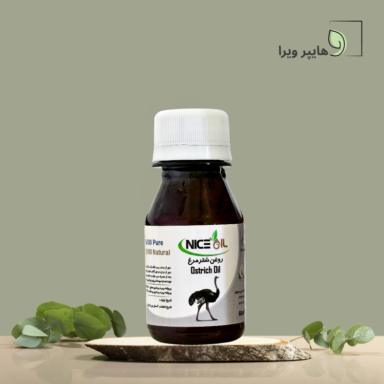 روغن شترمرغ نایس اُیل 60 میلیلیتر | مراقبت از پوست و مو و رفع خشکی پوست