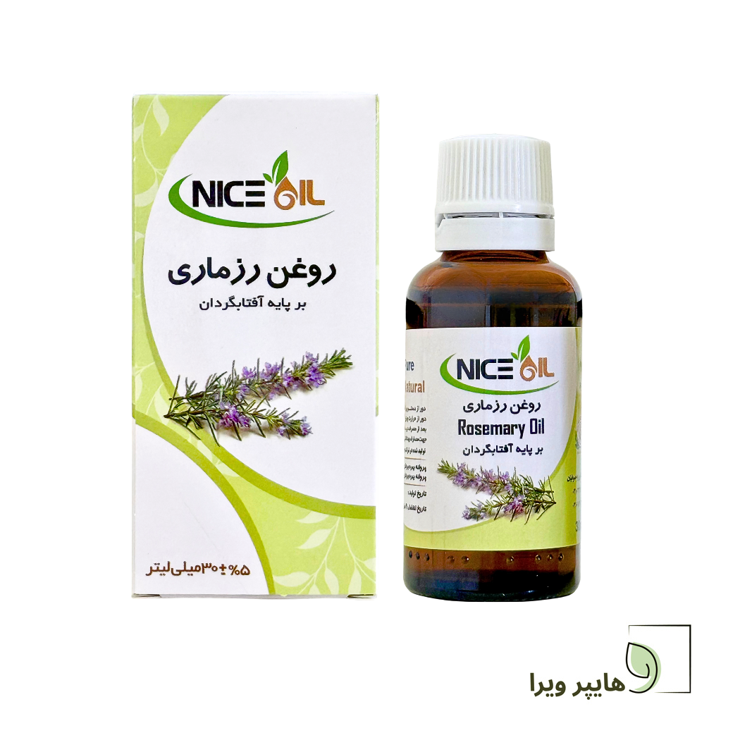 روغن رزماری نایس اُیل 60 میلی‌لیتر | تقویت مو و مراقبت از پوست سر